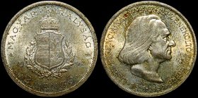 Hungary 2 Pengo 1936 BP
KM# 515; 10.00g; Mint Luster; UNC