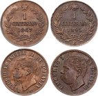 Italy Lot of 2 Coins
KM# 1.1 29; Copper; aUNC