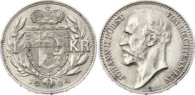 Liechtenstein 1 Krone 1904
Y# 2; Silver; AUNC