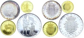 Malta Proof Set of 4 Coins 1963
Silver and Gold; UNC