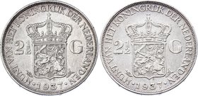 Netherlands 2-1/2 Gulden 1937
KM# 165; Silver; XF+