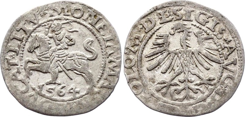 Polish-Lithuanian Commonwealth 1/2 Grosz 1564
Sigismund III August. Silver, min...
