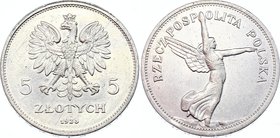 Poland 5 Zlotych 1928
Y# 18; Silver