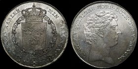 Sweden 1 Riksdaler 1823 СB Small Bust
KM# 593; Dav# 349; Silver (0.878) 29.24g 41mm; Mintage 25.697; Mirror Fields Obverse/Reverse Coin; Superb Detai...