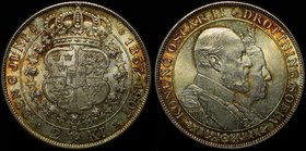 Sweden 2 Kronor 1907
KM# 776; Silver 15.00g; Mintage 250.700; Burning Mint Luster; UNC