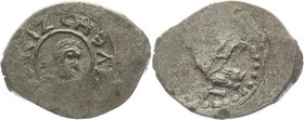Russia Denga 1388 RARE
ГП# 4595 R; Silver 0,52g; Suzdal-Nizhny Novgorod Grand Duchy of 1388-1391, head to the right, circular inscription Prince of S...