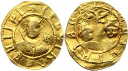 Russia Quarter Of Ugric 1695 Аntic Copy
Gold 0,96g.