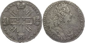 Russia 1 Rouble 1727
Bit# 19; 3 Roubles Petrov; Silver 27,64g.; Coin from treasure.