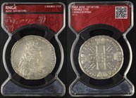 Russia 1 Rouble 1728 RNGA AU58
Authenticated and graded by RNGA AU58; Bit# 65; Silver; Astonishing collectible sample; Mint lustre; Very high grade f...