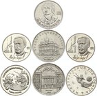 Russia - USSR Lot of 7 Coins
1 3 Roubles 1990, 1992 (Proof), 1 Rouble 1986, 5 Roubles 1991
