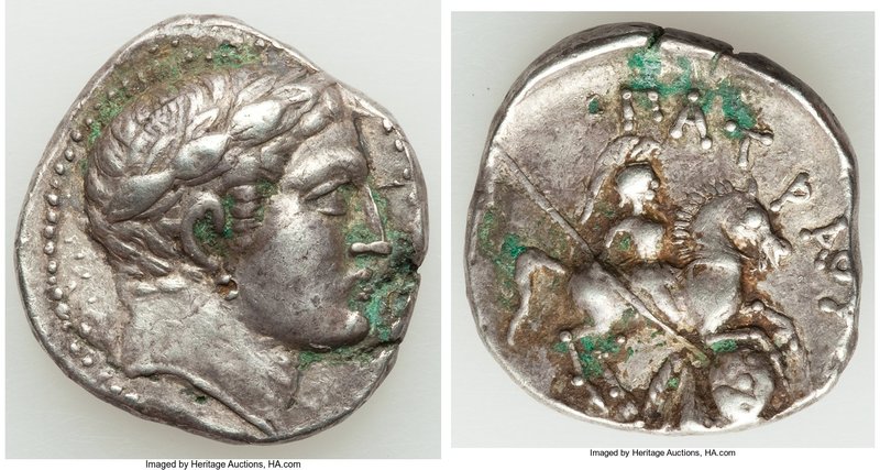 PAEONIAN KINGDOM. Patraus (335-315 BC). AR tetradrachm (23mm, 9.44 gm, 7h). XF. ...