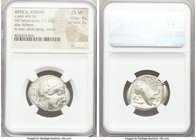 ATTICA. Athens. Ca. 440-404 BC. AR tetradrachm (25mm, 17.16 gm, 9h). NGC Choice VF 4/5 - 3/5. Mid-mass coinage issue. Head of Athena right, wearing cr...