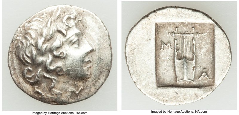 LYCIAN LEAGUE. Masicytes. Ca. 1st century BC. AR hemidrachm (16mm, 1.83 gm, 12h)...