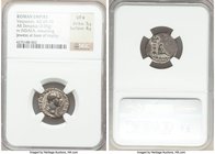 Vespasian (AD 69-79). AR denarius (18mm, 3.05 gm, 5h). NGC VF S 5/5 - 4/5. Rome, 21 December AD 69-early AD 70. IMP CAESAR VESPASIANVS AVG, laureate h...