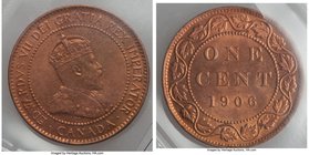 Edward VII Cent 1906 MS64 Red ICCS, London mint, KM8. 

HID09801242017