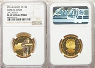 Elizabeth II gold Proof 100 Dollars 2005 PR69 Ultra Cameo NGC, Royal Canadian Mint, KM593. Mintage: 5,092. Issued for the 130th Anniversary of the Sup...