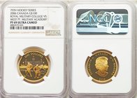 Elizabeth II gold Proof 100 Dollars 2006 PR69 Ultra Cameo NGC, Royal Canadian Mint, KM593. Mintage: 5,439. For the 75th Anniversary Hockey classic bet...