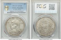 Republic. Yuan Shih-Kai Dollar Year 3 (1914) XF45 PCGS, KM-Y329, L&M-63. 

HID09801242017