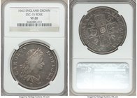 Charles II Crown 1662 VF20 NGC, KM417.1. S-3350, ESC-15. First year of issue for type. Smokey gray toning. 

HID09801242017