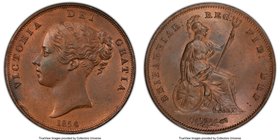 Victoria Penny 1854 MS65 Red and Brown PCGS, KM739, S-3948, Ornamental trident variety. 

HID09801242017