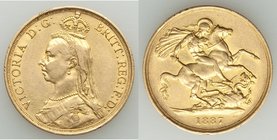 Victoria gold 2 Pounds 1887 XF (edge nicks), KM768. 29.2mm. 15.85gm. AGW 0.4710 oz. 

HID09801242017