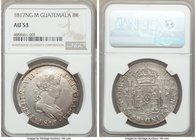 Ferdinand VII 8 Reales 1817 NG-M AU53 NGC, Guatemala City mint, KM69. Reflective prooflike surfaces with slate toning. 

HID09801242017