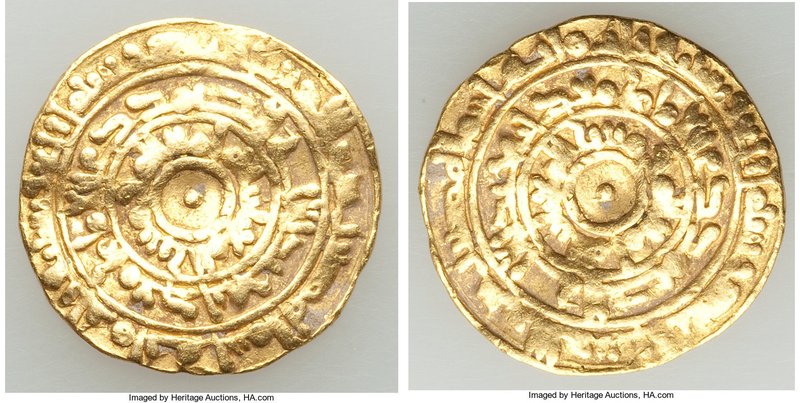 Fatimid. al-Mu'izz (AH 341-365 / AD 953-975) gold Dinar AH 364 (AD 974/5) VF, Mi...