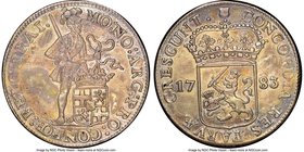 Utrecht. Provincial Silver Ducat 1783 AU Details (Cleaned) NGC, KM93.1, Dav-1845. Lavender-gray and gold toning. 

HID09801242017