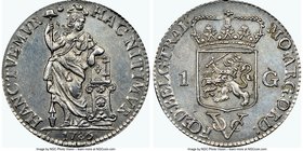 Dutch Colony. United East India Company Gulden 1786 MS61 NGC, KM116, Scholten-65b. Utrecht issue - large letters "G" near "RG" 

HID09801242017