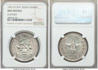 R.S.F.S.R. Rouble 1922-AΓ UNC Details (Cleaned) NGC, KM-Y84.

HID09801242017