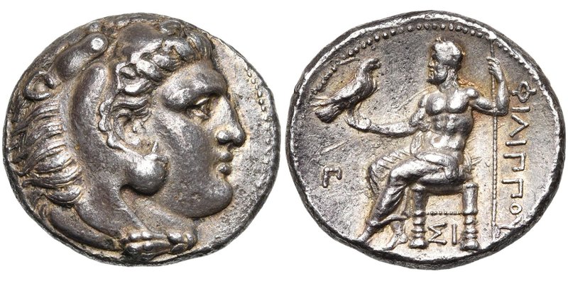 ROYAUME DE MACEDOINE, Philippe III Arrhidée (323-316), AR tétradrachme, 318-317 ...