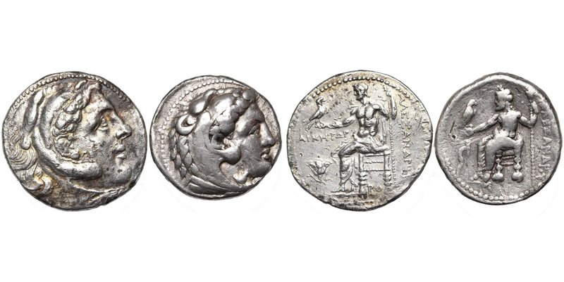 ILES DE CARIE, RHODES, AR tétradrachme, 201-190 av. J.-C., Rhodes. Au nom d''Ale...