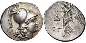 PAMPHYLIE, SIDE, AR tétradrachme, 190-150 av. J.-C. D/ T. d''Athéna à d., coiffée du casque corinthien. R/ Niké avançant à g., ten. une couronne. A g....