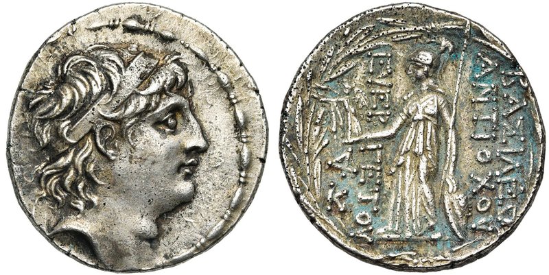 ROYAUME SELEUCIDE, Antiochos VII Evergète (138-129), AR tétradrachme, Antioche. ...