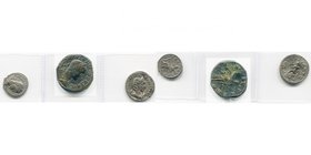 lot de 3 p.: Sévère Alexandre, denier, R/ Salus (presque Superbe); Philippe Ier, sesterce, R/ Pax; Otacilia Severa, antoninien, R/ Pudicitia.

Beau ...