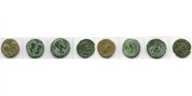 MESIE et THRACE, lot de 4 bronzes: Marcianopolis, Macrin et Diaduménien, au nom du légat Pontianus, R/ Asclépios, Némésis; Nicopolis, Diaduménien, au ...
