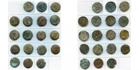 EGYPTE, ALEXANDRIE, Antonin le Pieux (138-161), lot de 18 drachmes, dont: an 5, R/ Isis et Sérapis; an 8, R/ Harpocrate de Canope; an 10, R/ Isis et H...