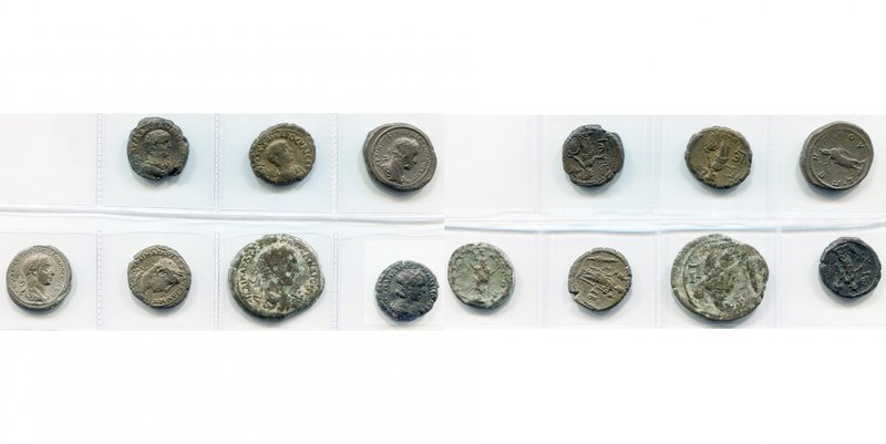 EGYPTE, ALEXANDRIE, Sévère Alexandre (222-235), lot de 6 tétradrachmes et 1 drac...