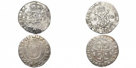 lot de 2 p.: Brabant, Philippe IV, patagon, 1632, Bruxelles; Venise, Giovanni Corner Ier, scudo della croce (7 lire/140 soldi), s.d. (1625-1626), sigl...