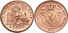 BELGIQUE, Royaume, Léopold Ier (1831-1865), Cu 1 centime, 1850. Dupriez 510.

Fleur de Coin / Uncirculated