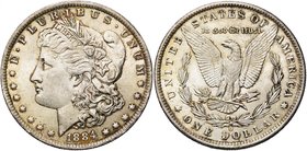 ETATS-UNIS, AR 1 dollar, 1884O. Morgan.

Superbe à Fleur de Coin / Extremely Fine - Uncirculated