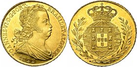 PORTUGAL, Joao VI (1816-1826), AV peça (6400 reis), 1822. Gomes 18.05; Fr. 128.

Superbe / Extremely Fine