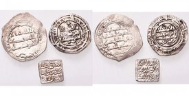 UMAYYAD OF SPAIN, lot of 3 silver pcs: `Abd al-Rahman III, dirham, 347, al-Andalus; al-Hakam II, dirham, 35[], al-Andalus; Muwahhidun (Almohad), anony...