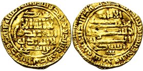MIDRARID, al-Shakir Muhammad bin al-Fath (AD 933-958/AH 321-347) AV dinar, AH 337, no mint (Sijilmasa). With no title. Album 453; Mitch. cf. 357-358. ...