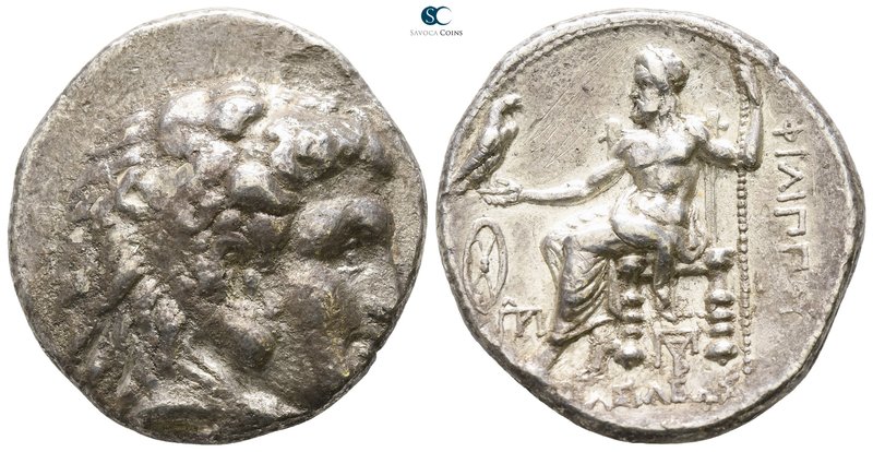 Kings of Macedon. Babylon. Philip III Arrhidaeus 323-317 BC. 
Tetradrachm AR
...