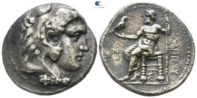 Kings of Macedon. Sidon. Philip III Arrhidaeus 323-317 BC. Struck under Laomedon. Dated RY 13 of Abdalonymos (321/0 BC). Tetradrachm AR