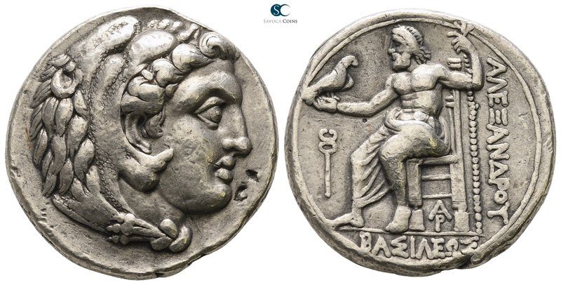 Kings of Macedon. Arados. Alexander III "the Great" 336-323 BC. 
Tetradrachm AR...