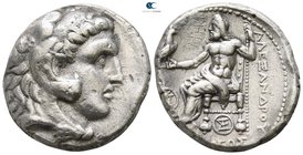 Kings of Macedon. Tyre. Alexander III "the Great" 336-323 BC. Struck under Demetrios Poliorketes, circa 301-286 BC. Tetradrachm AR