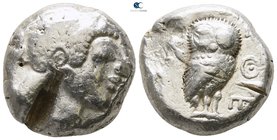 Attica. Athens circa 500-480 BC. Tetradrachm AR