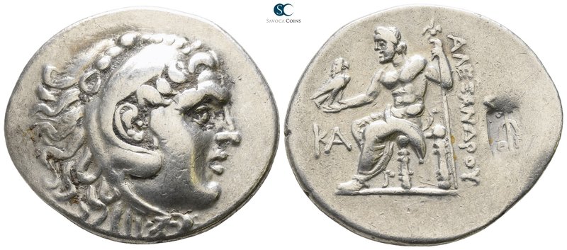 Pamphylia. Perge 221-188 BC. In the name and types of Alexander III of Macedon. ...